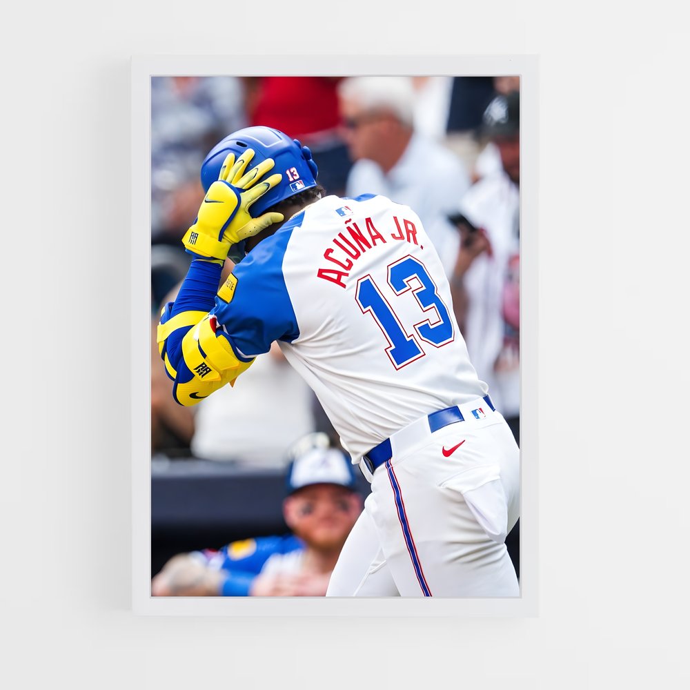 Poster Swing d'Acuna – affiche Baseball (vue 3)
